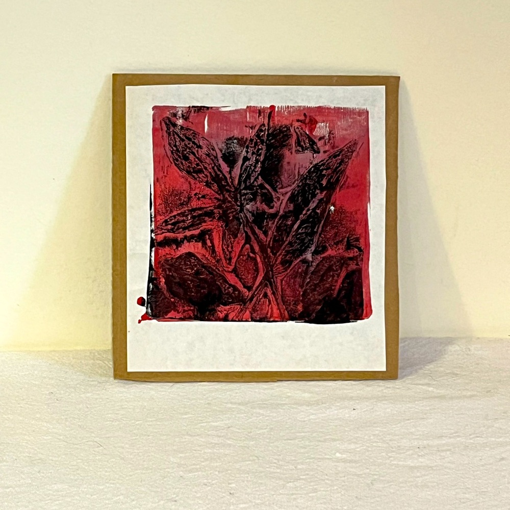 Abstract‎ Red Art Print